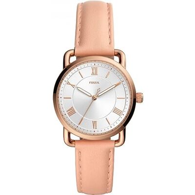 Fossil Copeland Montre pour femmes, mouvement à quartz, bracelet en acier inoxydable ou en cuir Fossil Copeland Montre pour femmes, mouvement à quartz, bracelet en acier inoxydable ou en cuir