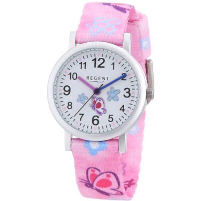 REGENT 12400189 Montre Fille Quartz Analogique Bracelet Tissu Multicolore REGENT 12400189 Montre Fille Quartz Analogique Bracelet Tissu Multicolore