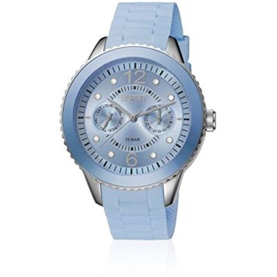 ESPRIT ES105332022 Montre Femme Quartz Analogique Bracelet Silicone Bleu ESPRIT ES105332022 Montre Femme Quartz Analogique Bracelet Silicone Bleu