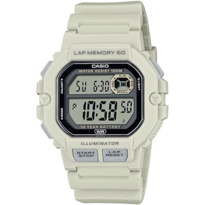 Casio Montre analogique et numérique pour homme Bracelet en résine WS-1400H-8AVDF Casio Montre analogique et numérique pour homme Bracelet en résine WS-1400H-8AVDF