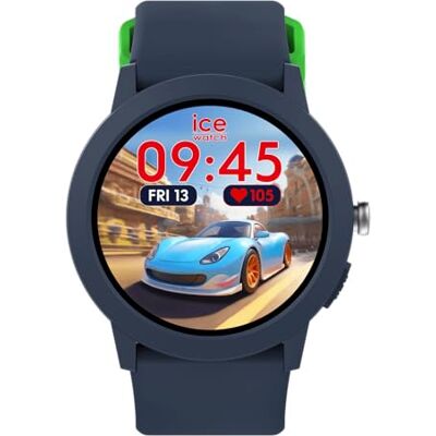 ICE-WATCH ICE smart junior RD Find My Blue Montre connectée géolocalisable bleue pour garçon avec bracelet en silicone 025441 (39mm) Compatible Find My, sans abonnement et sans carte SIM ICE-WATCH ICE smart junior RD Find My Blue Montre connectée géolocalisable bleue pour garçon avec bracelet en silicone 025441 (39mm) Compatible Find My, sans abonnement et sans carte SIM