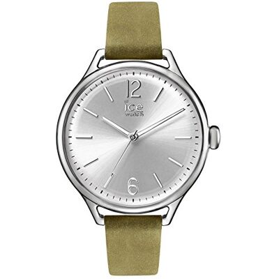 ICE-WATCH ICE time Khaki Silver Women's wristwatch with leather strap 013057 (Medium) ICE-WATCH ICE time Khaki Silver Women's wristwatch with leather strap 013057 (Medium)