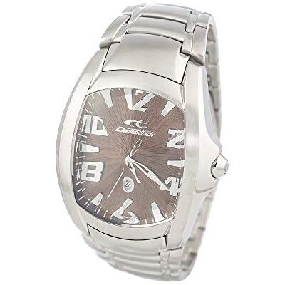 Chronotech Montre analogique à quartz pour homme avec bracelet en acier inoxydable CT7988M-65M Chronotech Montre analogique à quartz pour homme avec bracelet en acier inoxydable CT7988M-65M