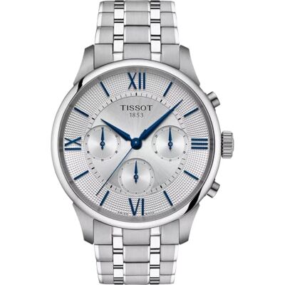 Tissot Montre chronographe automatique pour homme Chemin des Tourelles fabriquée en Suisse Tissot Montre chronographe automatique pour homme Chemin des Tourelles fabriquée en Suisse