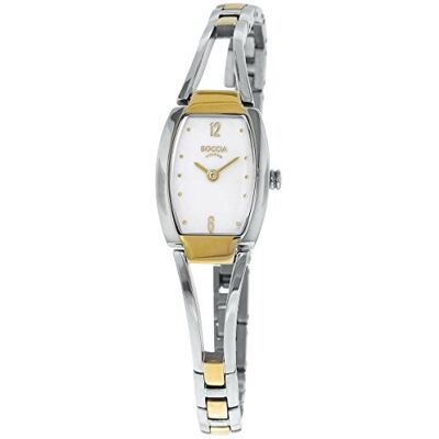 Boccia Montre à quartz analogique pour femme avec bracelet en titane 3262-02, Bracelet Boccia Montre à quartz analogique pour femme avec bracelet en titane 3262-02, Bracelet
