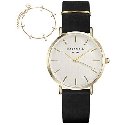 Rosefield DWBJG-D12 The West Village set w. bracelet dames 34mm 3ATM Rosefield DWBJG-D12 The West Village set w. bracelet dames 34mm 3ATM