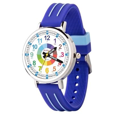 Kiddus Montre Enfant 5-10 ans. Montre Bracelet Éducative, Time Teacher Analogique avec Exercices pour apprendre à lire l’heure. Kiddus Montre Enfant 5-10 ans. Montre Bracelet Éducative, Time Teacher Analogique avec Exercices pour apprendre à lire l’heure.
