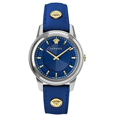 Versace Montre analogique à quartz pour femme en cuir VEPX00921 Versace Montre analogique à quartz pour femme en cuir VEPX00921