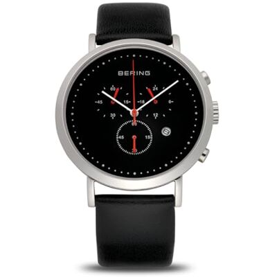 BERING Mixte Analogique Quartz Classic Collection Montre avec Bracelet en Cuir de Veau & Verre Saphir 10540-402 BERING Mixte Analogique Quartz Classic Collection Montre avec Bracelet en Cuir de Veau & Verre Saphir 10540-402