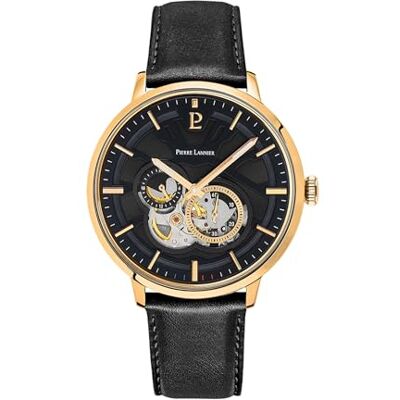 Pierre Lannier Montres-Bracelets pour Hommes 335B233, Noir, sangle Pierre Lannier Montres-Bracelets pour Hommes 335B233, Noir, sangle