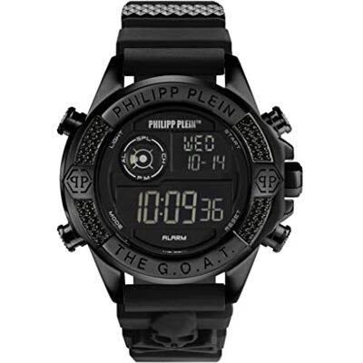 Philipp Plein Montre de fitness mid-33177, Noir/silicone/cristaux Pwfaa0521, bracelet Philipp Plein Montre de fitness mid-33177, Noir/silicone/cristaux Pwfaa0521, bracelet