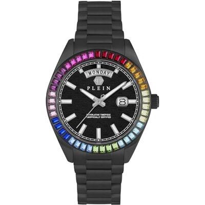 Philipp Plein Montre Homme Quartz Analogique Date Superlative Gent Acier Inoxydable Philipp Plein Montre Homme Quartz Analogique Date Superlative Gent Acier Inoxydable