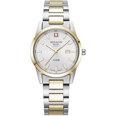 Alpine 7767.1142SAM Montre analogique à quartz pour femme en acier inoxydable, Bracelet Alpine 7767.1142SAM Montre analogique à quartz pour femme en acier inoxydable, Bracelet