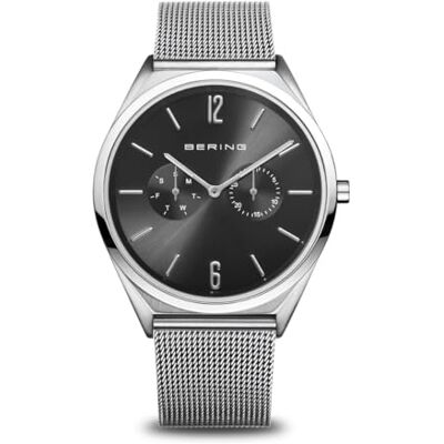 BERING Mixte Analogique Quartz Classic Collection Montre avec Bracelet en Acier Inoxydable & Verre Saphir 17140-002 BERING Mixte Analogique Quartz Classic Collection Montre avec Bracelet en Acier Inoxydable & Verre Saphir 17140-002