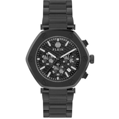 Philipp Plein Montre Chronographe Quartz pour Hommes The Hexagon Chrono Philipp Plein Montre Chronographe Quartz pour Hommes The Hexagon Chrono
