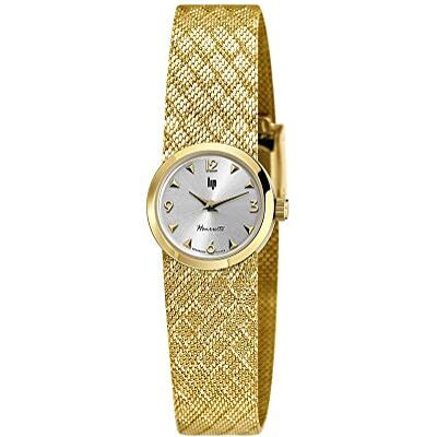Lip Henriette 22mm Montre Femme Acier Doré Maille Polonaise 671451 Lip Henriette 22mm Montre Femme Acier Doré Maille Polonaise 671451