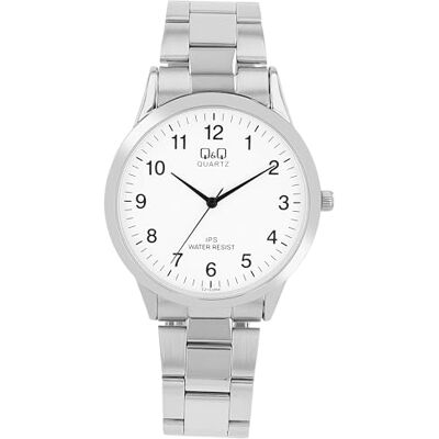 Q&Q Homme Analogique Quartz Montre avec Bracelet en Acier Inoxydable QC212J204Y Q&Q Homme Analogique Quartz Montre avec Bracelet en Acier Inoxydable QC212J204Y