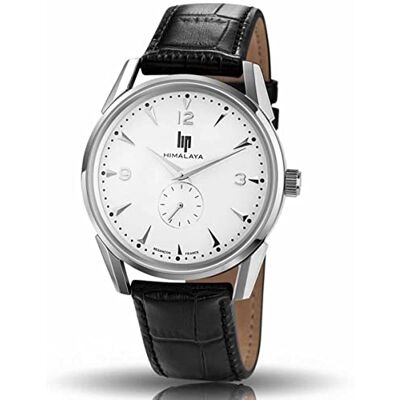 Lip Hommes Analogique Quartz Montre avec Bracelet en Cuir 671240, Noir, Bracelet Lip Hommes Analogique Quartz Montre avec Bracelet en Cuir 671240, Noir, Bracelet