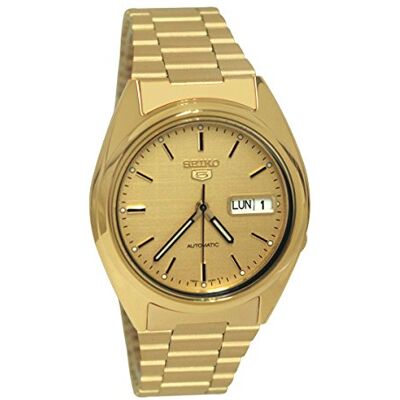 Seiko Montre 5 Snxl72k1 Homme Doré, Bracelet, Bracelet, bracelet Seiko Montre 5 Snxl72k1 Homme Doré, Bracelet, Bracelet, bracelet