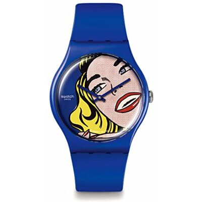 Swatch Analogique Modèle RELOGIO Marque SUOZ352, bleu, bande Swatch Analogique Modèle RELOGIO Marque SUOZ352, bleu, bande