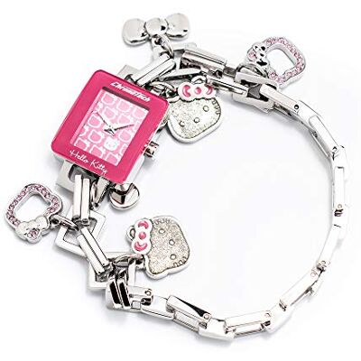 Chronotech Hello Kitty CT.6323L/13M Montre Femme Quartz Analogique Bracelet Acier Inoxydable Chronotech Hello Kitty CT.6323L/13M Montre Femme Quartz Analogique Bracelet Acier Inoxydable
