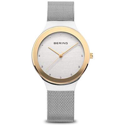BERING Femmes Analogique Quartz Classic Collection Montre avec Bracelet en Acier Inoxydable & Verre Saphir 12934-010 BERING Femmes Analogique Quartz Classic Collection Montre avec Bracelet en Acier Inoxydable & Verre Saphir 12934-010
