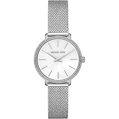 Michael Kors Montre Pour Femme Pyper, Mouvement à trois Aiguilles, Boîtier et Bracelet en Acier Inoxydable Doré de 38 mm, MK3898 Michael Kors Montre Pour Femme Pyper, Mouvement à trois Aiguilles, Boîtier et Bracelet en Acier Inoxydable Doré de 38 mm, MK3898