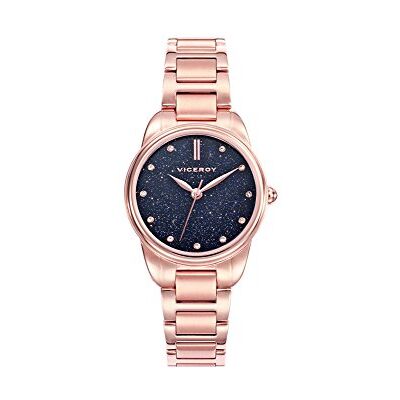 Viceroy Montre analogique pour femme à quartz avec bracelet en acier inoxydable 471104-37 Viceroy Montre analogique pour femme à quartz avec bracelet en acier inoxydable 471104-37