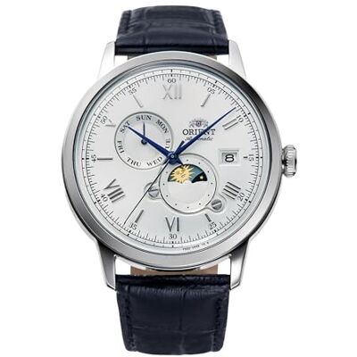 Orient Classic Bambino Sun & Moon – Montre pour homme automatique et à remontage manuel mécanique classique Orient Classic Bambino Sun & Moon – Montre pour homme automatique et à remontage manuel mécanique classique