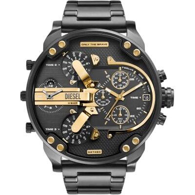 Diesel Montre Homme Quartz Analogique Bracelet en Acier Inoxydable DZ7484, gris Diesel Montre Homme Quartz Analogique Bracelet en Acier Inoxydable DZ7484, gris