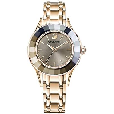 Swarovski Montre à quartz analogique classique pour femme avec bracelet en acier inoxydable 5188842, Or rose/or rose, Bracelet Swarovski Montre à quartz analogique classique pour femme avec bracelet en acier inoxydable 5188842, Or rose/or rose, Bracelet