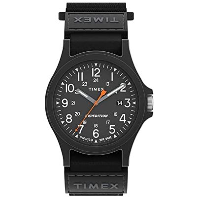 Timex Expedition Acadia TW4B23800 Montre pour homme avec bracelet à enroulement rapide, 40 mm Timex Expedition Acadia TW4B23800 Montre pour homme avec bracelet à enroulement rapide, 40 mm