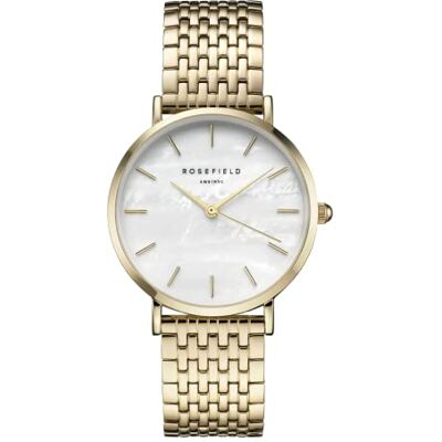 Rosefield Upper East Side Montre Femme Cadran Nacre Blanc 33 mm Rosefield Upper East Side Montre Femme Cadran Nacre Blanc 33 mm