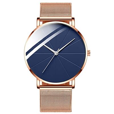 INGRAX Montres minimalistes Mode Hommes Montres Hommes Affaires Horloge Ultra Mince en Acier Inoxydable Maille Ceinture Quartz Montre-Bracelet INGRAX Montres minimalistes Mode Hommes Montres Hommes Affaires Horloge Ultra Mince en Acier Inoxydable Maille Ceinture Quartz Montre-Bracelet