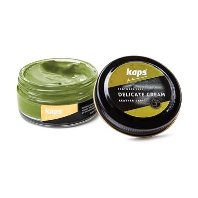 Kaps Professional Crème de soin Delicate Cream pour chaussures Cirage & soin pour nettoyer et rafraîchir le cuir naturel et synthétique (50 ml), 50ml 1.70 fl.oz. Kaps Professional Crème de soin Delicate Cream pour chaussures Cirage & soin pour nettoyer et rafraîchir le cuir naturel et synthétique (50 ml), 50ml 1.70 fl.oz.
