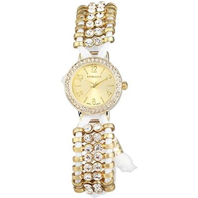 Excellanc 152404200039 Montre Femme Quartz Analogique Bracelet Textile Blanc Excellanc 152404200039 Montre Femme Quartz Analogique Bracelet Textile Blanc
