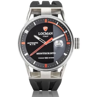 Locman Montre Homme Ducati Automatique Noir, bracelet Locman Montre Homme Ducati Automatique Noir, bracelet