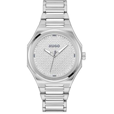HUGO Montre à Mouvement à Quartz Trois Aiguilles pour Femme Collection #GRAIL FOR HER avec Bracelet en Acier Inoxydable HUGO Montre à Mouvement à Quartz Trois Aiguilles pour Femme Collection #GRAIL FOR HER avec Bracelet en Acier Inoxydable