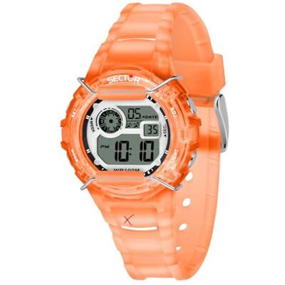 Sector No Limits Femmes Analog Quartz Montre avec Bracelet en Plastique R3251526002, Orange, sangle Sector No Limits Femmes Analog Quartz Montre avec Bracelet en Plastique R3251526002, Orange, sangle