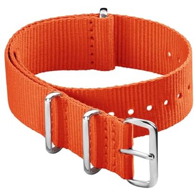 Archer Watch Straps Bracelets de Montre Classiques en Nylon Style NATO (Orange, 20mm) Archer Watch Straps Bracelets de Montre Classiques en Nylon Style NATO (Orange, 20mm)