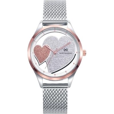 Mark Maddox Montre en acier IP rose bracelet femme MM MM0135-97, Bracelet Mark Maddox Montre en acier IP rose bracelet femme MM MM0135-97, Bracelet