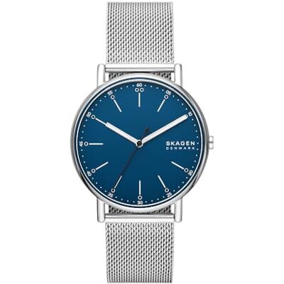 Skagen Signatur Watch for Men, Quartz three hand movement with Stainless steel strap Skagen Signatur Watch for Men, Quartz three hand movement with Stainless steel strap