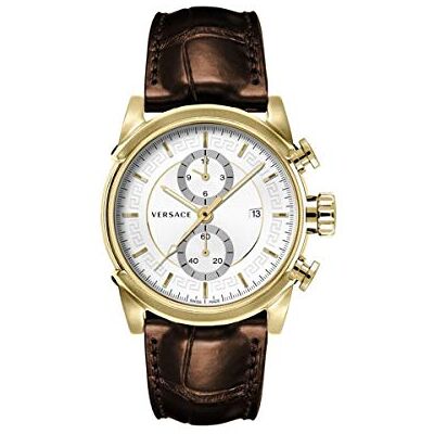 Versace VEV400319 Urban Chronographe 44 mm 5ATM, sangle Versace VEV400319 Urban Chronographe 44 mm 5ATM, sangle