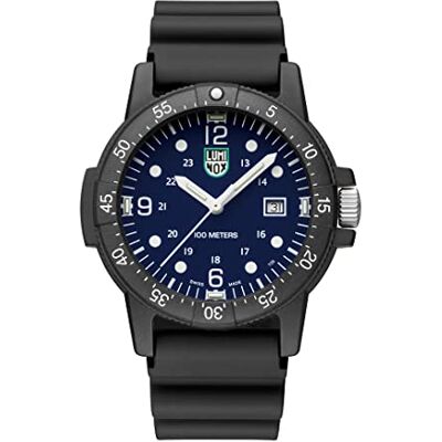 Luminox G Sea Bass Carbonox X2.2003 Montre pour homme 44 mm – Montre militaire noire avec affichage de la date 100 m étanche, Noir Luminox G Sea Bass Carbonox X2.2003 Montre pour homme 44 mm – Montre militaire noire avec affichage de la date 100 m étanche, Noir