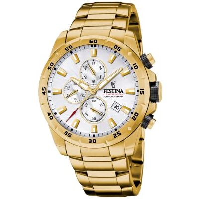 Festina Montre Homme F20541/1 Chrono Sport Boîtier en acier inoxydable 316l Doré Bracelet en acier inoxydable 316l Doré, Non applicable, Bracelet : Festina Montre Homme F20541/1 Chrono Sport Boîtier en acier inoxydable 316l Doré Bracelet en acier inoxydable 316l Doré, Non applicable, Bracelet :