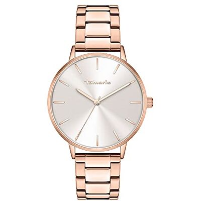 Tamaris Montre à quartz analogique pour femme avec bracelet en acier inoxydable, Or rose, 36 mm, Moderne Tamaris Montre à quartz analogique pour femme avec bracelet en acier inoxydable, Or rose, 36 mm, Moderne