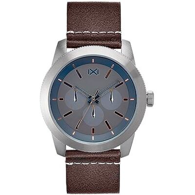 Mark Maddox Montre analogique pour homme à quartz avec bracelet en cuir HC0101-57 Mark Maddox Montre analogique pour homme à quartz avec bracelet en cuir HC0101-57