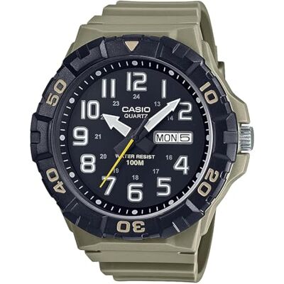 Casio Analogique A2041, marron, Sangle Casio Analogique A2041, marron, Sangle