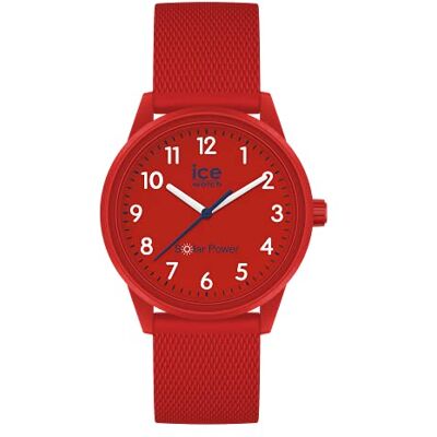 ICE-WATCH ICE solar power Red Mesh Montre rouge pour garçon avec bracelet en silicone 018481 (Small) ICE-WATCH ICE solar power Red Mesh Montre rouge pour garçon avec bracelet en silicone 018481 (Small)