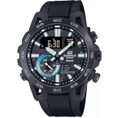 Casio Ecb-40pb-1aef Watch One Size, Noir, Bracelet Casio Ecb-40pb-1aef Watch One Size, Noir, Bracelet